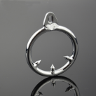 Металлическое кольцо на пенис с шипами photo 2