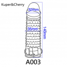 Силиконовая насадка на пенис в ассортименте Kuper&Cherry photo 1