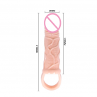 Реалистичная насадка для увеличения пениса, 170*135*35 мм photo 1