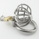 Пояс верности для мужчин. Нержавеющая сталь. С замком. photo 4