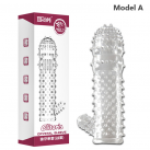 Силиконовая насадка на пенис Crystal Tickler  photo 3