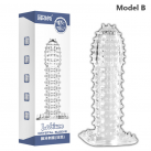 Силиконовая насадка на пенис Crystal Tickler  photo 4