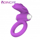 Перстень для пеніса. Силікон. З вібрацією та стимуляцією клітора. photo 2