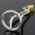 Пояс верности для мужчин. Нержавеющая сталь. С замком. С катетером для стимуляции уретры. photo 2