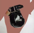 Мужской пояс целомудрия из эко-кожи photo 2