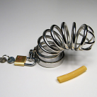 Мужской пояс целомудрия с замком photo 1