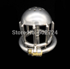 Пояс верности для мужчин. Нержавеющая сталь. С замком. С катетером для стимуляции уретры. photo 5