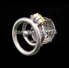 Пояс верности для мужчин. Нержавеющая сталь. С замком. С катетером для стимуляции уретры. photo 6