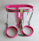 Регулируемый пояс верности из нержавеющей стали с анальной пробкой photo 1