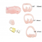 Пояс верности для мужчин. С замком. розовый. photo 1