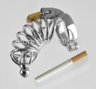 Металлический пояс верности с уретральным катетером photo 1