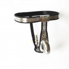 Пояс верности для мужчин. Нержавеющая сталь. С замком. Анальная пробка. photo 3