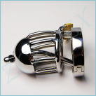 Пояс верности для мужчин. Нержавеющая сталь. С замком. С катетером для стимуляции уретры. photo 2