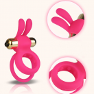 Двойное эрекционное кольцо с вибратором photo 2