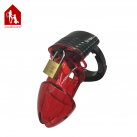 Пояс верности для мужчин. Пластик. Черный, красный. С замком. photo 2