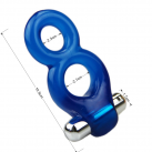 Кольцо для пениса двойное. Силикон. С вибрацией. photo 1