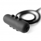 Тройное эрекционное кольцо с анальной пробкой. Силикон photo 4