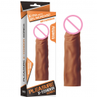 Реалистичная насадка на пенис, 19 см photo 1