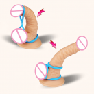 Гибкие силиконовые эрекционные кольца Cockring photo 1