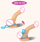 Гибкие силиконовые эрекционные кольца Cockring photo 6