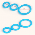 Гибкие силиконовые эрекционные кольца Cockring photo 4