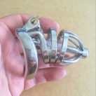 Мужской пояс верности Cock Cage с дугообразными кольцами S032-1 photo 3