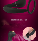 Черный силиконовый массажер простаты с вибрацией photo 4