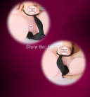 Черный силиконовый массажер простаты с вибрацией photo 3