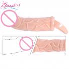 Силиконовая реалистичная насадка на пенис photo 4