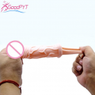 Силиконовая реалистичная насадка на пенис photo 6