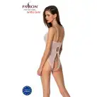 Боди с ажурным декором и открытым шагом Ursula Body white S/M — Passion photo 2