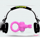 Розовый вибрационный Кролик, эрекционное кольцо photo 3