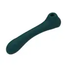 Вібратор та вакуумний кліторальний стимулятор 2-в-1 Alive Quiver Teal оновлена ​​модель photo 4