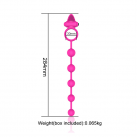 Силіконові анальні кульки з вібрацією photo 1