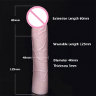 Силиконовая насадка на пенис, удлиняет на 6 см photo 3