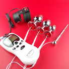 3 анальных плагина и насадка на пенис с электростимуляцией photo 5