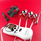 3 анальных плагина и насадка на пенис с электростимуляцией photo 1