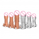 Силиконовая насадка на пенис Extender с вибрацией photo 1