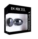 Металева анальна пробка із прикрасою у вигляді кристалу Dorcel - Diamond Plug BLACK S photo 7