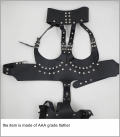 Кожаное эротическое белье с ошейником photo 2