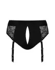 Мереживні труси для страпону з підв'язками для панчох Strap-On-Me DIVA HARNESS - L photo 4