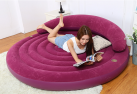 Круглий надувний диван для любовних розваг photo 5