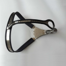 Мужской пояс верности металлический Silicoliner cock cage  photo 3