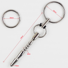 Насадка на пенис из неражвеющей стали с катетером для уретры photo 1