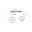 Катетер уретральный с кольцом из нержавеющей стали 73 мм  photo 1