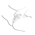 Кліторальний вібратор Shunga Obi Black photo 5