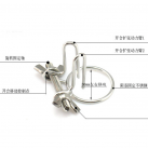 Расширитель уретры с кольцом. Нержавеющая сталь. photo 1