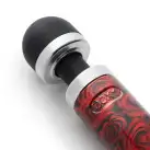 Вібромасажер DOXY Die Cast 3R ROSE PATTERN, дуже потужний, живлення 220В, металевий корпус photo 3