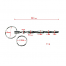 Катетер уретральный из нержавеющей стали с кольцами 130*10 мм  photo 3