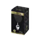 Металева анальна пробка Кролячий хвостик Alive Fluffy Plug S Black, діаметр 2,8 см photo 2